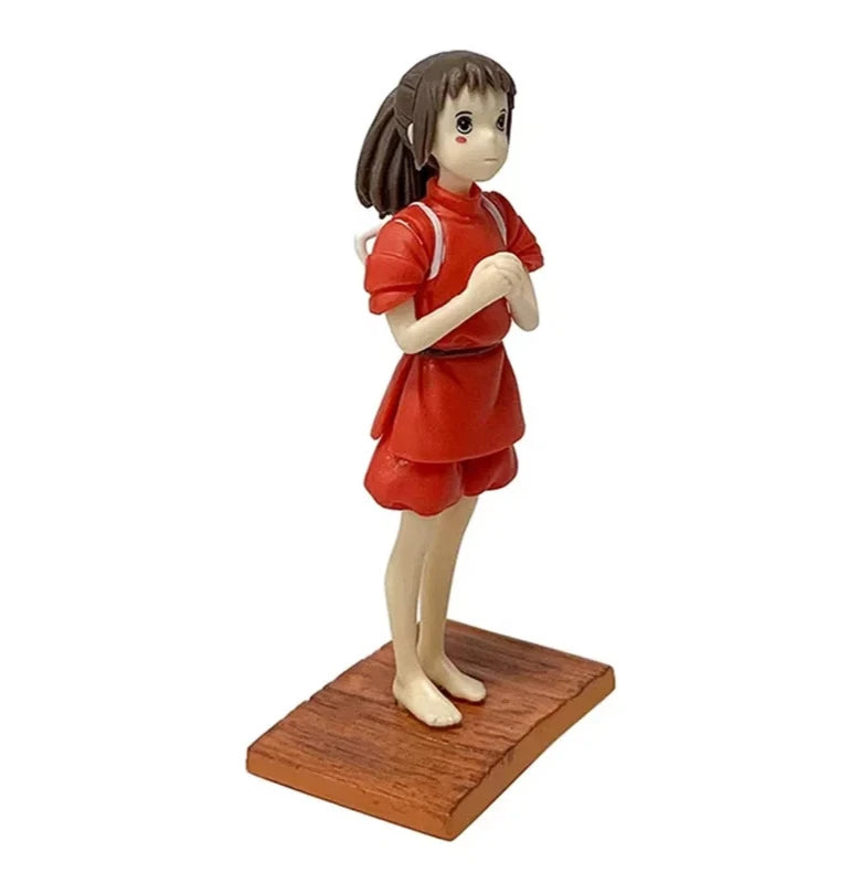 Chihiro Ogin, Kaonashi Spirited Away Movie Anime Figure Model Statue PVC 5" [Boxed]