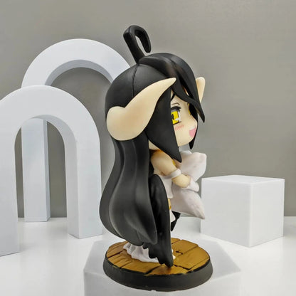 Albedo OVERLORD Anime Kawaii Chibi Desktop Figurine Girl PVC 4.2 in [No Box]