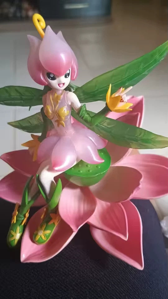 Lillymon Fairy Pixie DIGIMON Collectible Classic Anime Figure 5.5" [No Box]