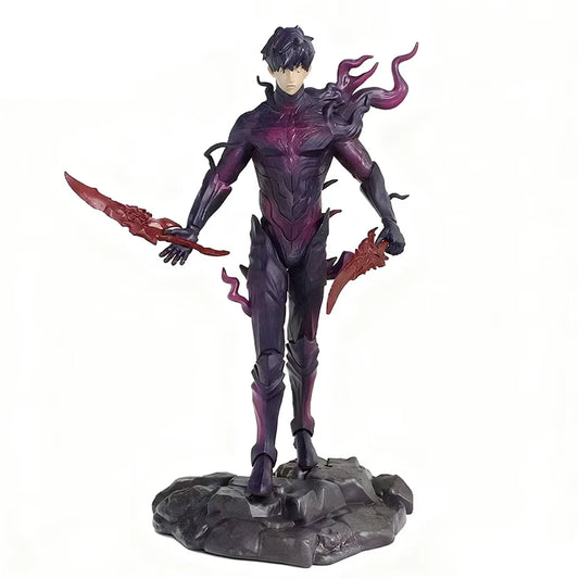 Sung Jinwoo Shadow King Solo Leveling Top-Rated Anime Figure PVC 8.4" [No Box]