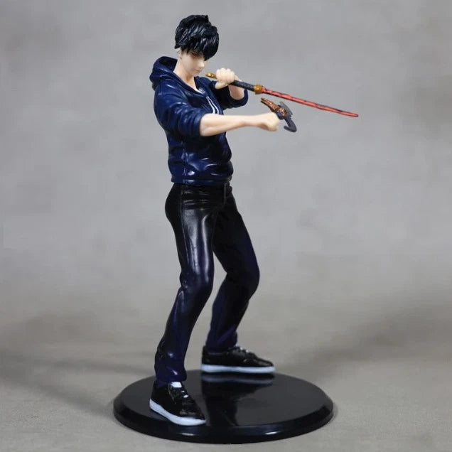 Sung Jin-woo Dual Daggers Solo Leveling Anime Figure Model Statue PVC 7.5" [Boxed]