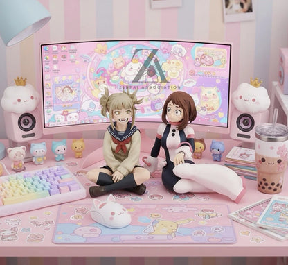 Uraraka My Hero Academia Anime Kawaii Cute Desktop Figure PVC 3.4" [No Box]