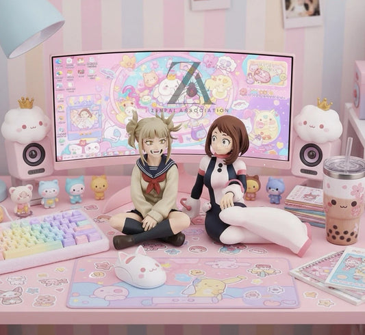 Uraraka My Hero Academia Anime Kawaii Cute Desktop Figure PVC 3.4" [No Box]