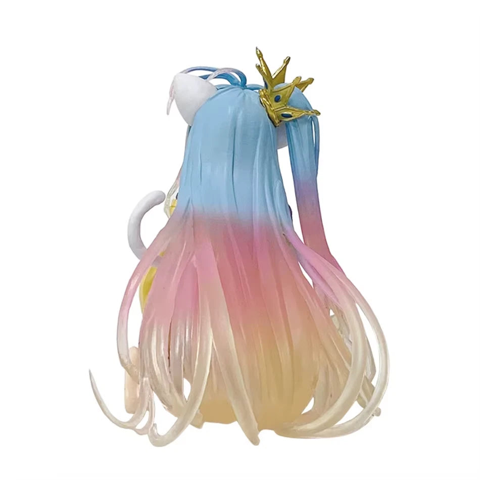 Shiro Nekomimi Pajamas No Game No Life Anime Figure Model Statue PVC 4" [Box]