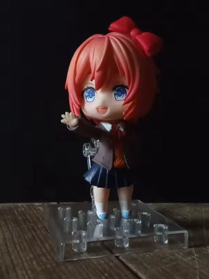 Sayori Doki Doki Literature Club! Adjustable Kawaii Anime Figure PVC 4" [Boxed]