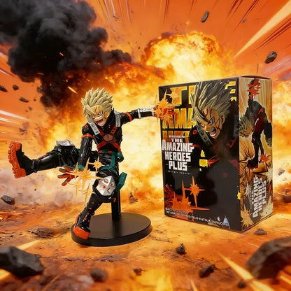 Bakugo Nitroglycerin Sweat My Hero Academia Popular Anime Figure PVC 7" [Boxed]