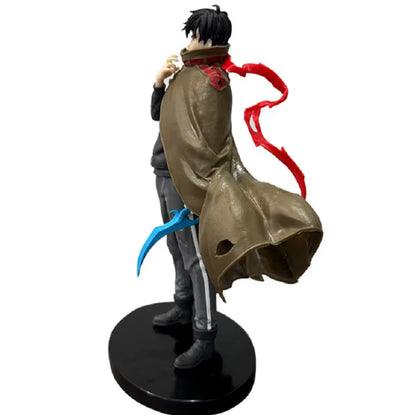 Sung Jin-woo Casual Cloak Solo Leveling Anime Figure Model Statue PVC 7" [Boxed]
