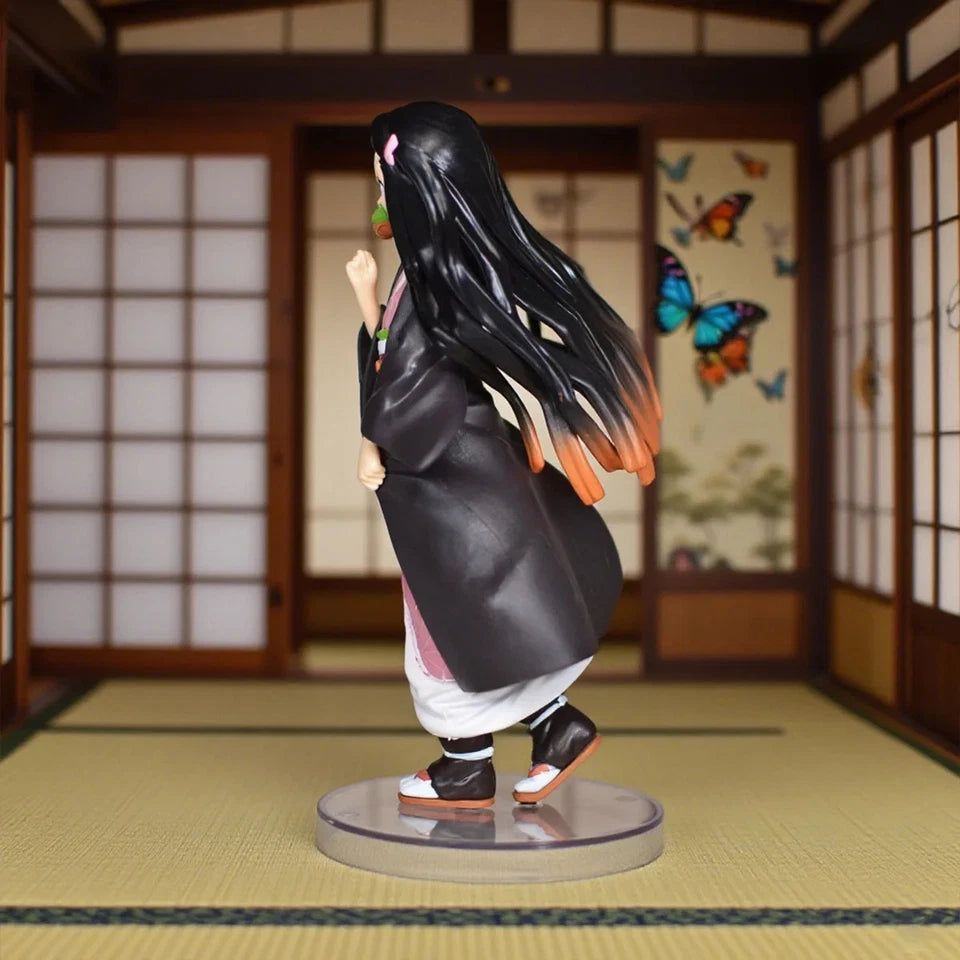 Nezuko Kamado Demon Slayer Anime Collectible Kawaii Figure PVC 6.5" [No Box]