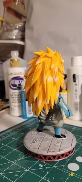 Gotenks Super Saiyan 3 Dragon Ball Z Anime Collectible Figure  PVC 6.6" [No Box]