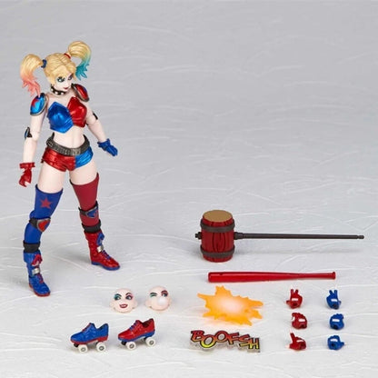 Harley Quinn Birds of Prey DC Collectible Adjustable Action Figure PVC 6" [Boxed]