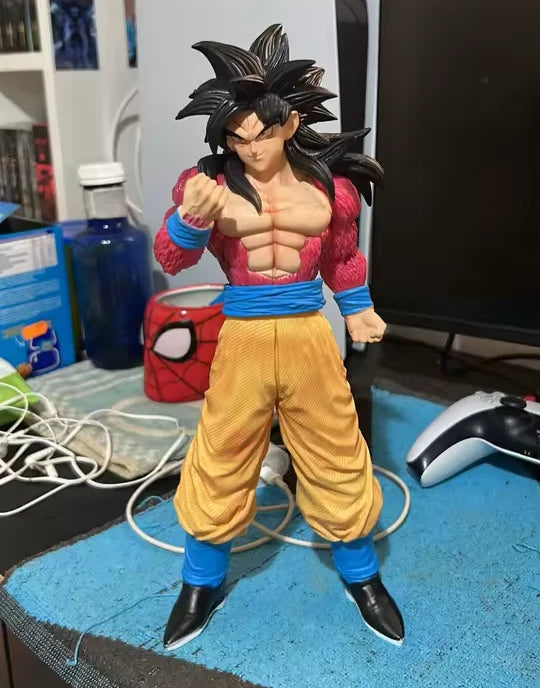 Goku SSJ4 Dragon Ball Z Anime Collectible Rare Action Figure PVC 11" [No Box]
