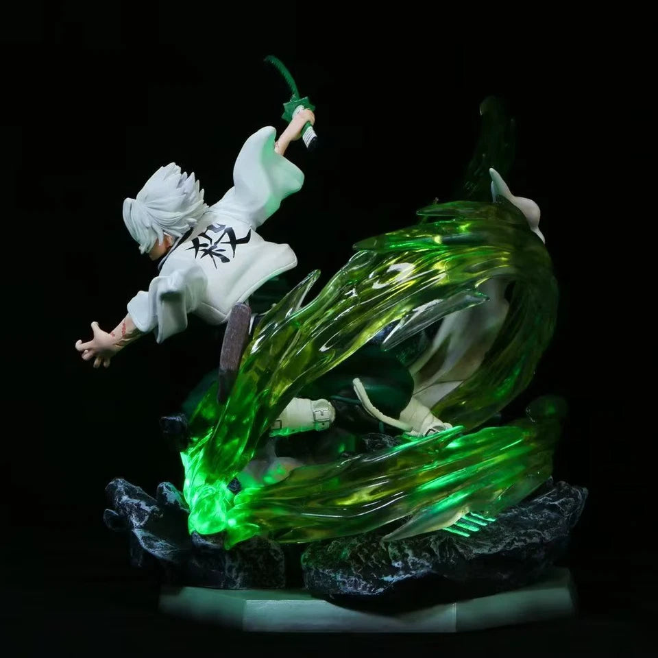 Sanemi Wind Breathing Demon Slayer Anime Figure 11.8" [Original : Battery Powered]