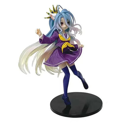 Shiro Neko No Game No Life Anime Collectible Kawaii Figure PVC 7" [Boxed]