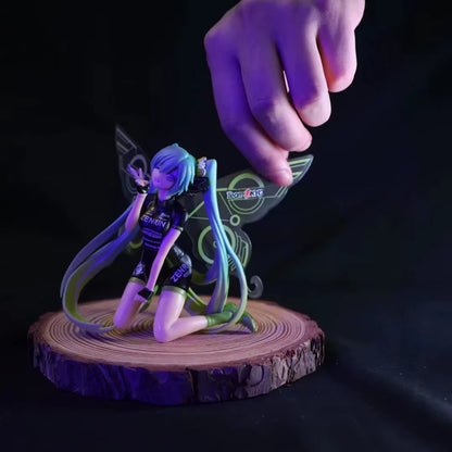 Hatsune Miku Fairy Racer Project DIVA Vocaloid Kawaii Figure PVC 4.7" [No Box]