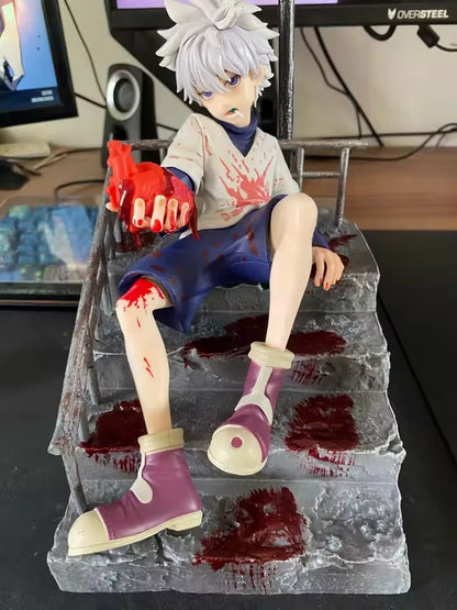 Killua Zoldyck Heart Grab Hunter × Hunter Anime Figure Model PVC 13" [Boxed]