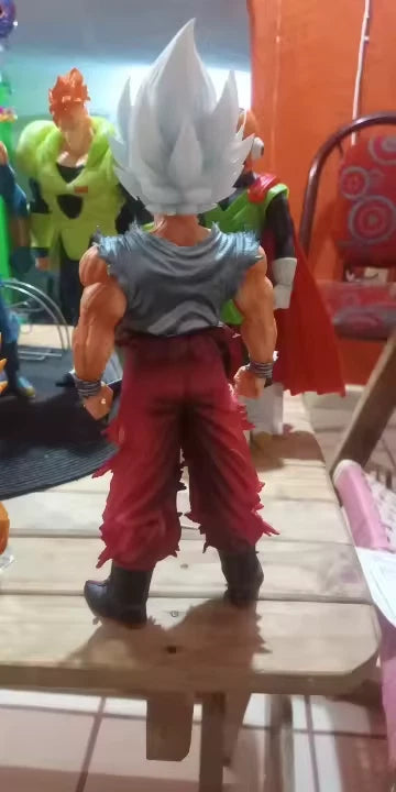 Goku Perfected Ultra Instinct Form Dragon Ball Z Anime Figure PVC 11" [No Box]