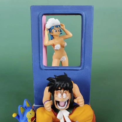 Bulma & Yamcha Dragon Ball Z Funny Anime Figure Model Statue PVC 4" [Adult Collectible]