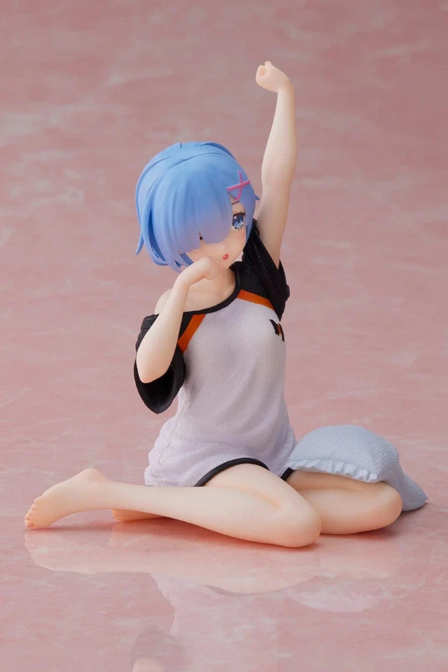 Rem Slumber Re: Zero Anime Kawaii Desktop Petite Figure PVC 3.9" [No Box]