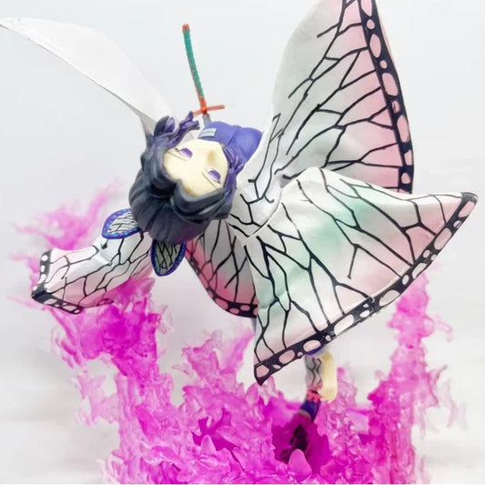 Shinobu Kocho Insect Breathing Demon Slayer Anime Figure Model Statue PVC 7.8" [Boxed]