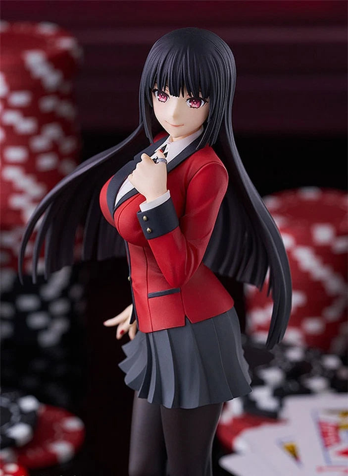 Yumeko Compulsive Gambler Kakegurui Kawaii Anime Figure PVC 8" [No Box]