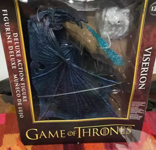 Viserion White Walker Game of Thrones Desktop Collectible Figure PVC 7" [Boxed]