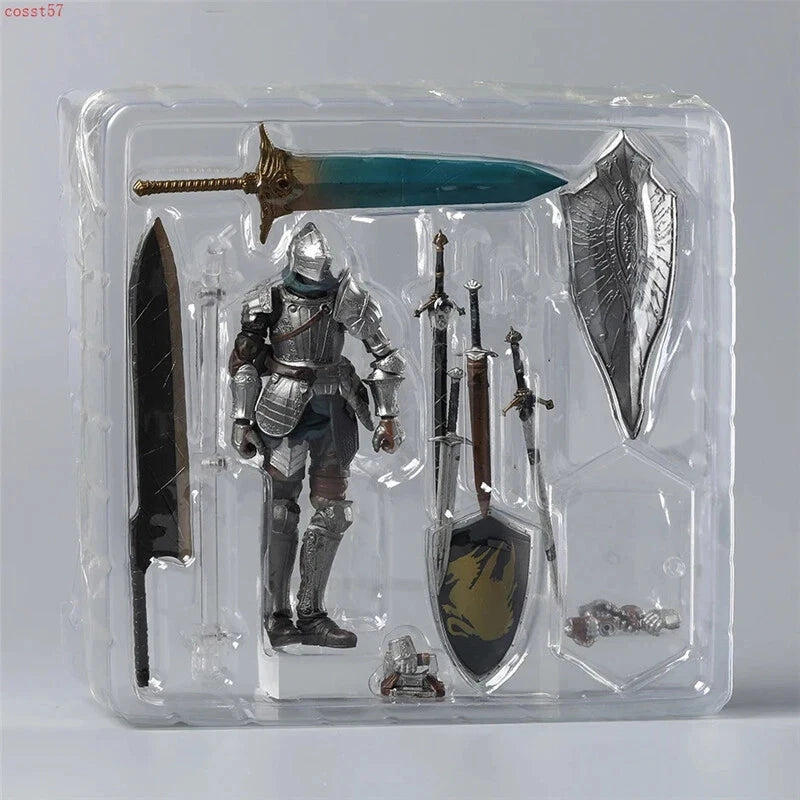 Knight Fluted Armor Dark Souls Adjustable Collectible Figure PVC 5.9" [Boxed]