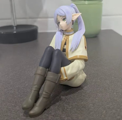 Frieren Sitting Frieren: Beyond Journey's End Anime Figure PVC 4.5" [No Box]