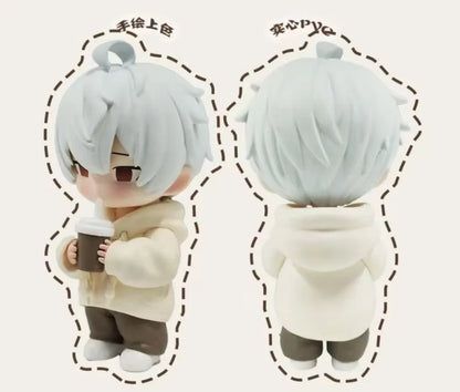 Kaneki Ken Milk Tea DuDu Tokyo Ghoul Anime Chibi Kawaii Figure PVC 3.6" [Boxed]