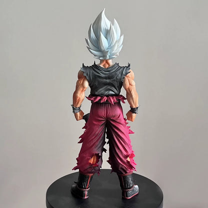 Goku Perfected Ultra Instinct Form Dragon Ball Z Anime Figure PVC 11" [No Box]