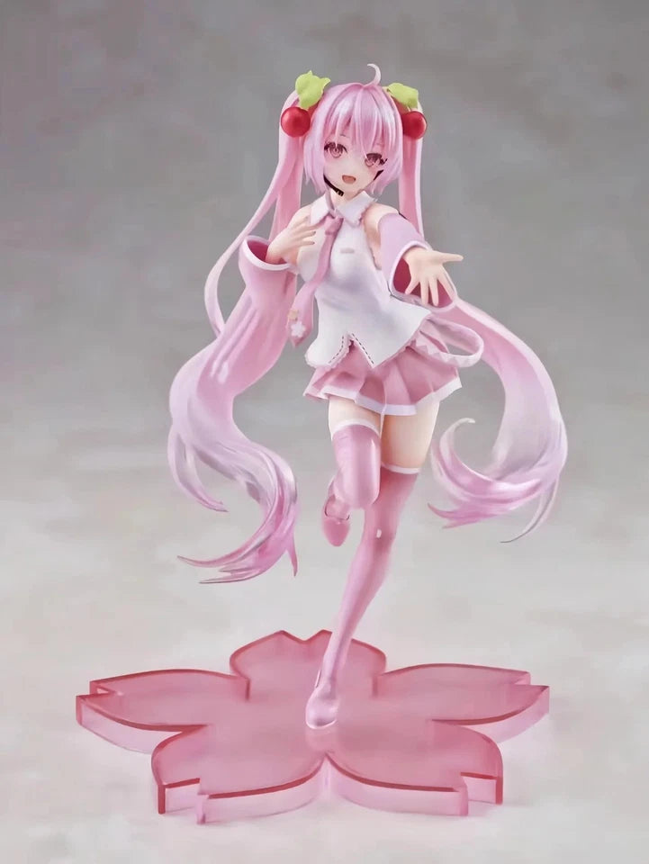 Hatsune Sakura Miku Stage Face Project DIVA Vocaloid Kawaii Figure PVC 7" [Boxed]