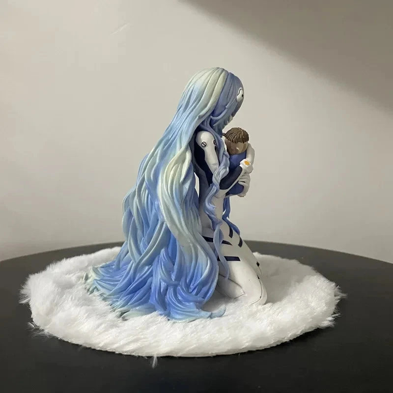 Rei Ayanami Pilot Suit Rebuild of Evangelion Anime Figure Model PVC 4" [No Box]