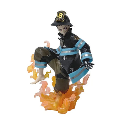 Shinra Kusakabe Fire Force Anime Collectible Action Figure PVC 5" [No Box]