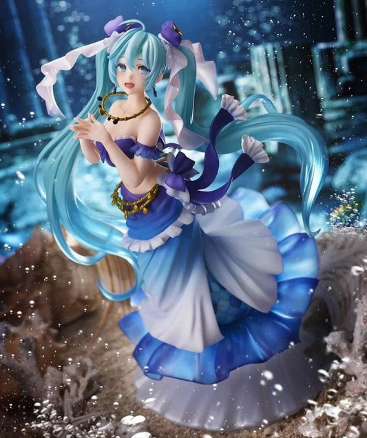 Hatsune Miku Mermaid Project DIVA Vocaloid Collectible Kawaii Figure 9" [Boxed]