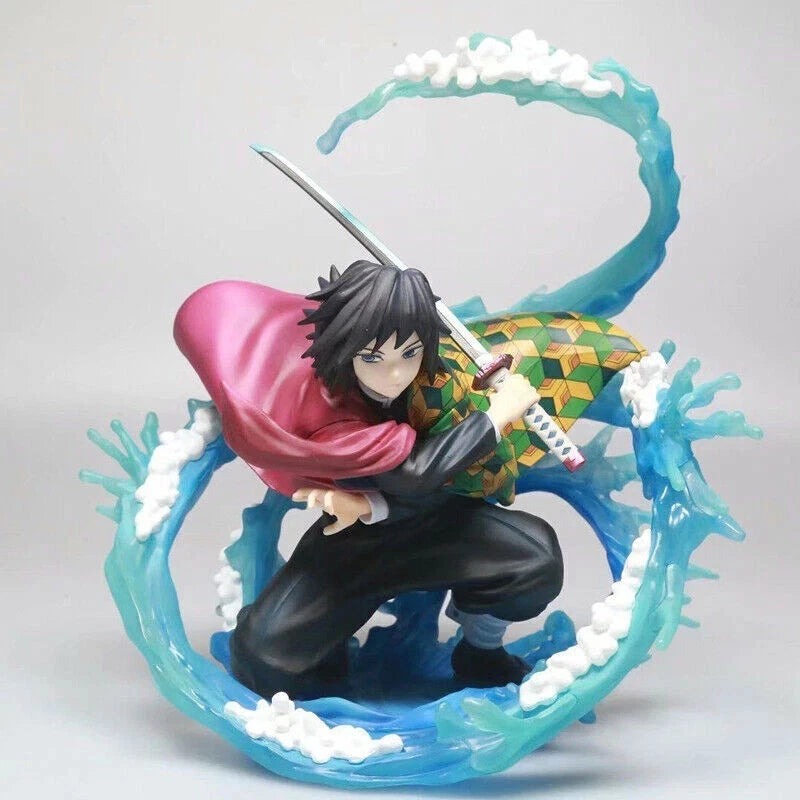 Giyu Tomioka Water Breathing Demon Slayer Anime Rare Figure PVC 6.6" [Boxed]