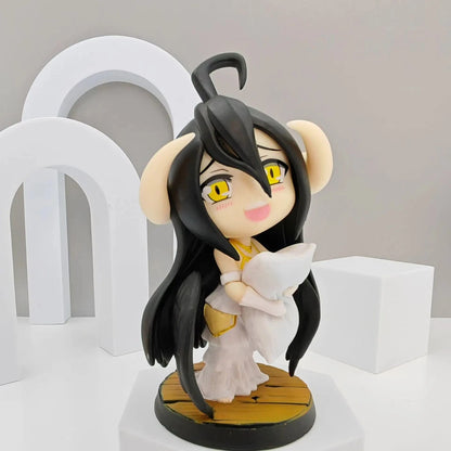 Albedo OVERLORD Anime Kawaii Chibi Desktop Figurine Girl PVC 4.2 in [No Box]