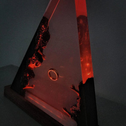 The One Ring The Lord of the Rings Desktop Night Light Lamp Resin 11 x 13 "
