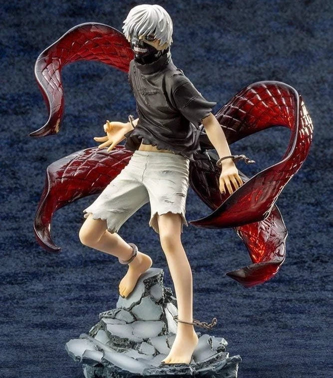 Ken Kaneki Centipede Tokyo Ghoul Iconic Anime Figure PVC 7" [No Box]