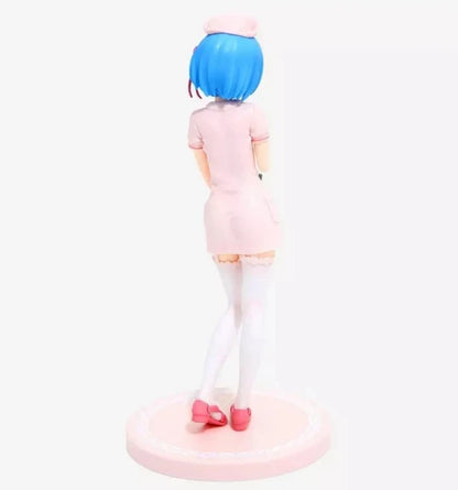Rem Pink Nurse Re: Zero Cute Kawaii Anime Figure Model Statue PVC 7" [Original]