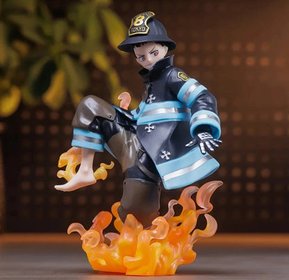 Shinra Kusakabe Fire Force Anime Collectible Action Figure PVC 5" [No Box]