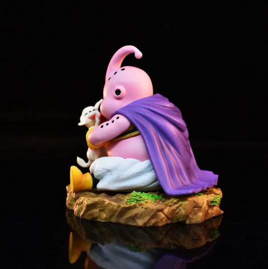 Majin Buu Sitting Kawaii Dragon Ball Z Cute Anime Figure Model PVC 3.3" [No Box]