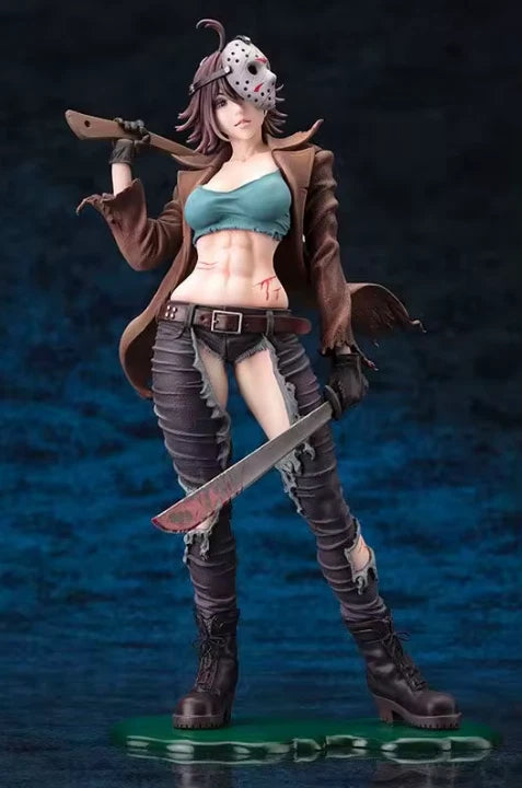 Female Jason Vorhees Collectible Scary Parody Horror Figure PVC 7" [Boxed] *Adult Collectible*