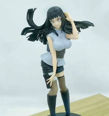 Hinata Hyuga Naruto Shippuden Classic Anime Figure Model Statue PVC 8” [No Box]