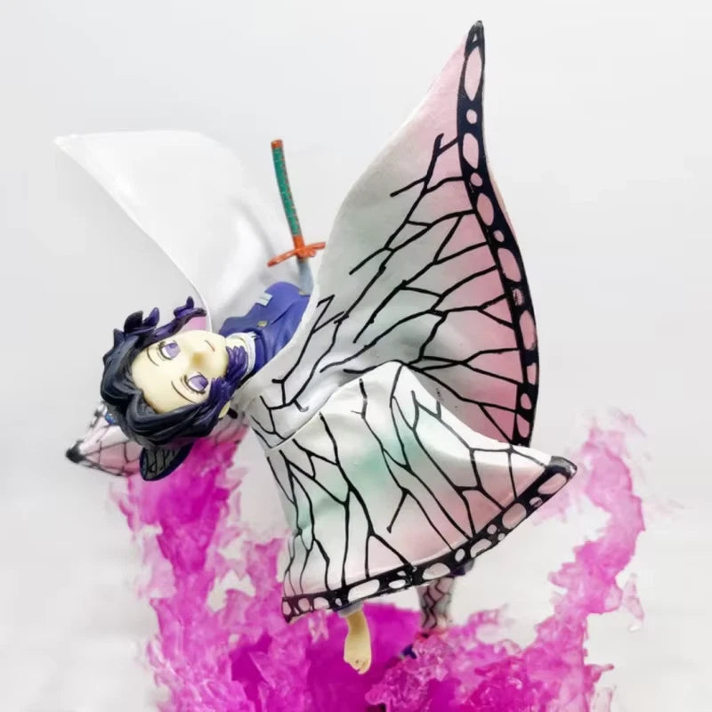 Shinobu Kocho Insect Breathing Demon Slayer Anime Figure Model Statue PVC 7.8" [Boxed]