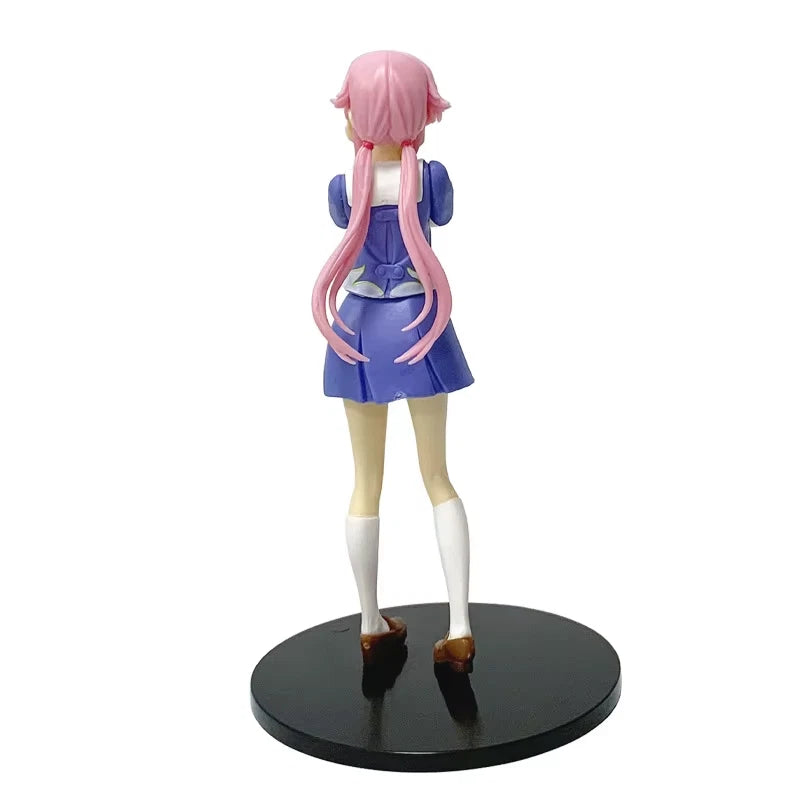 Yuno Gasai Creepy Stare Future Diary: Redial Anime Figure Model PVC 6.5" [Boxed]