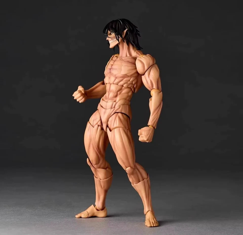 Eren Attack on Titan Form AoT Adjustable Action Anime Figure PVC 5.9 in [Boxed]