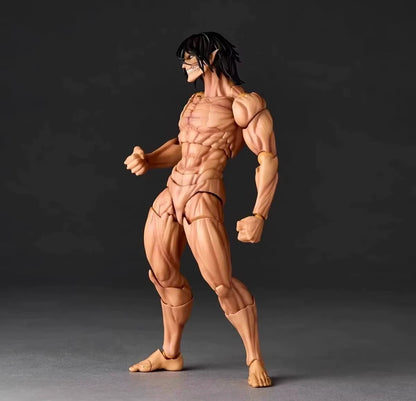 Eren Attack on Titan Form AoT Adjustable Action Anime Figure PVC 5.9 in [Boxed]