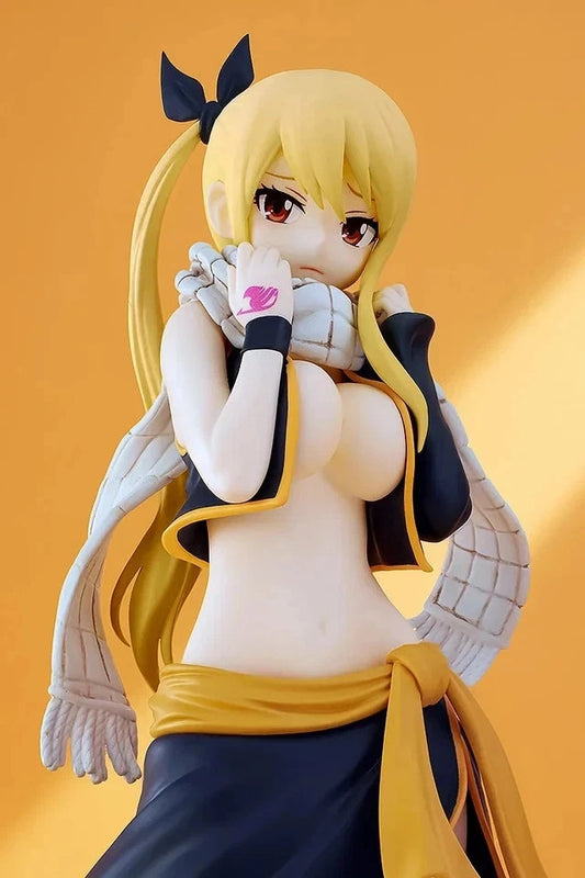 Lucy Heartfilia Natsu's Costume Fairy Tail Exclusive Anime Figure PVC 6.2" [Boxed] *Adult Collectible*