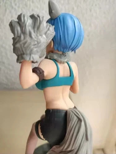 Rem Grey Wolf Re: Zero Kawaii Anime Figure Model Statue PVC 7" [No Box]