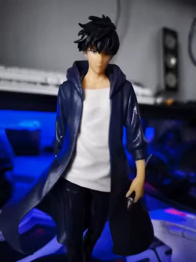 Sung Jin-woo Dual Daggers Solo Leveling Anime Figure Model Statue PVC 8" [Boxed]