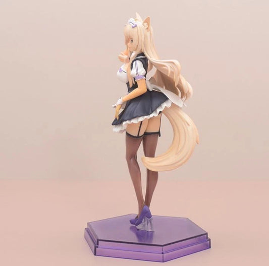 Coconut Elegant Maid Nekopara Anime Kawaii Nekomimi Figure PVC 8" [Boxed] *Adult Collectible*